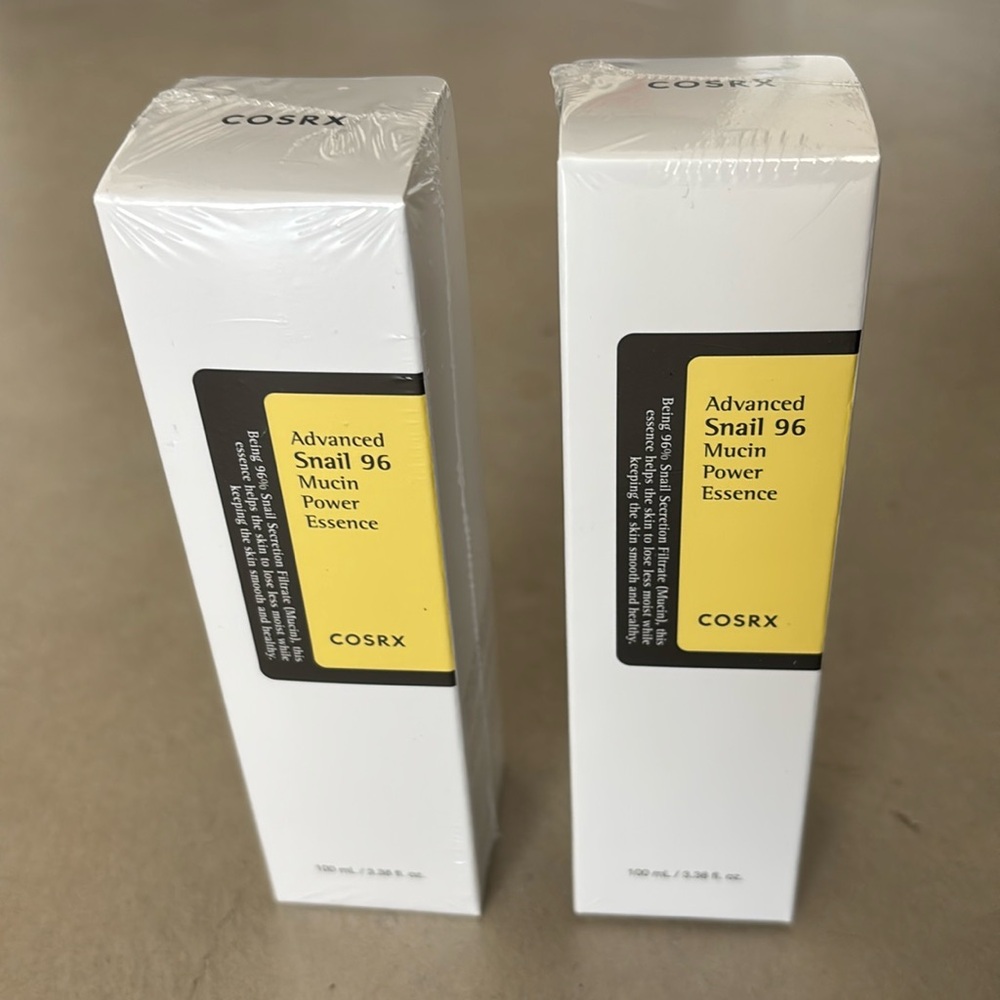 New, Sealed COSRX Advanced Snail 96% Mucin Power Essence Bundle